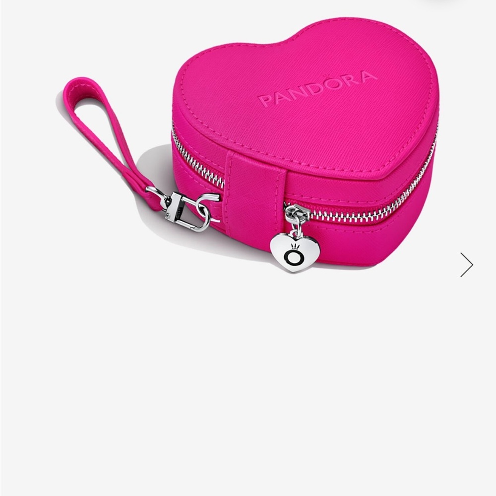 Pandora Pink Heart-Shaped Jewelry Box
